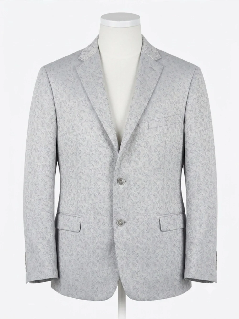 Robert Graham Light Gray Paisley Sport Coat